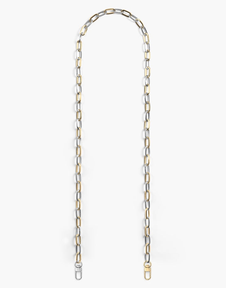Gold/Silver Paperclip Phone Chain