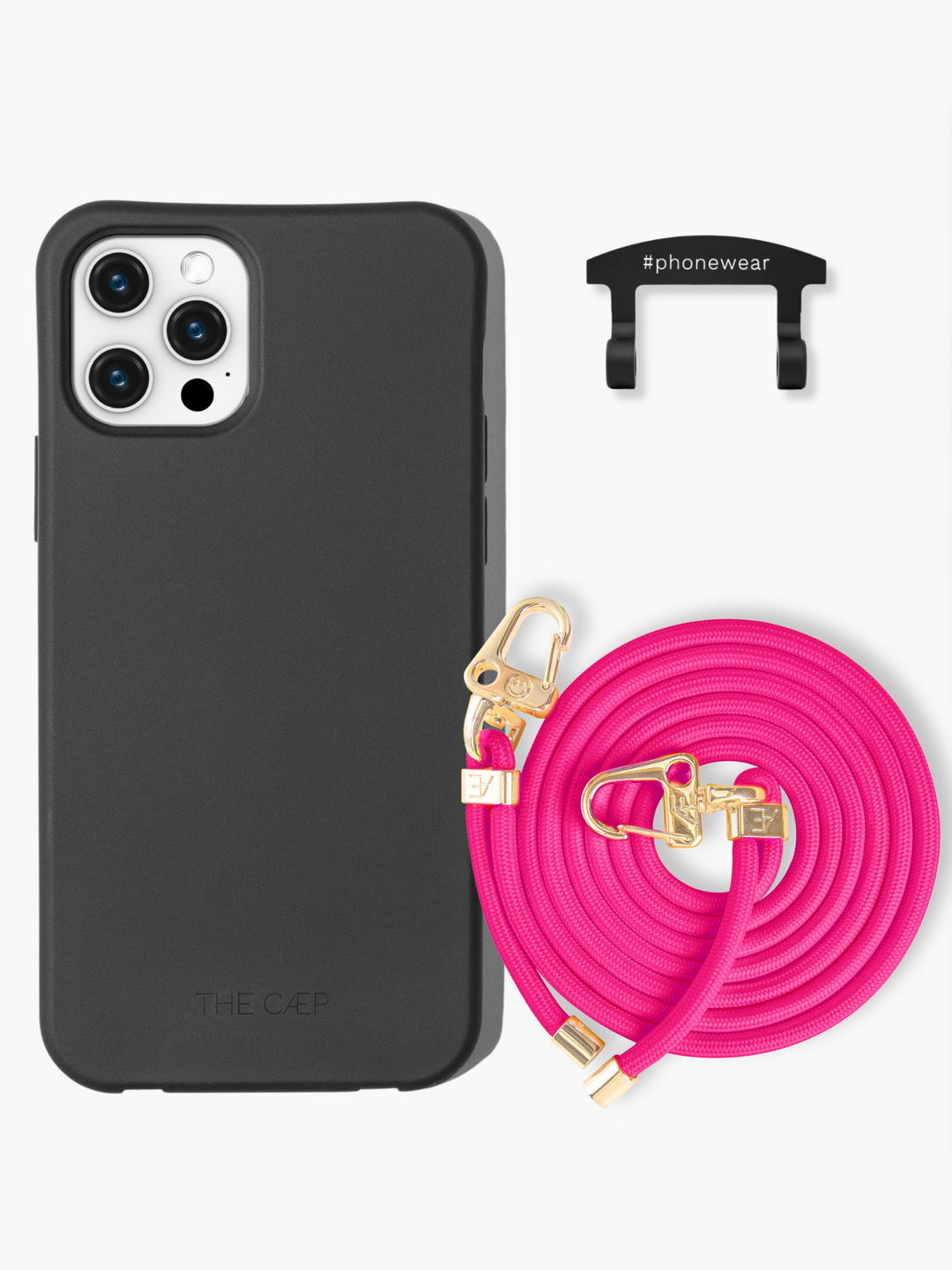 NACHT + NEONPINK CROSSBODY-SET
