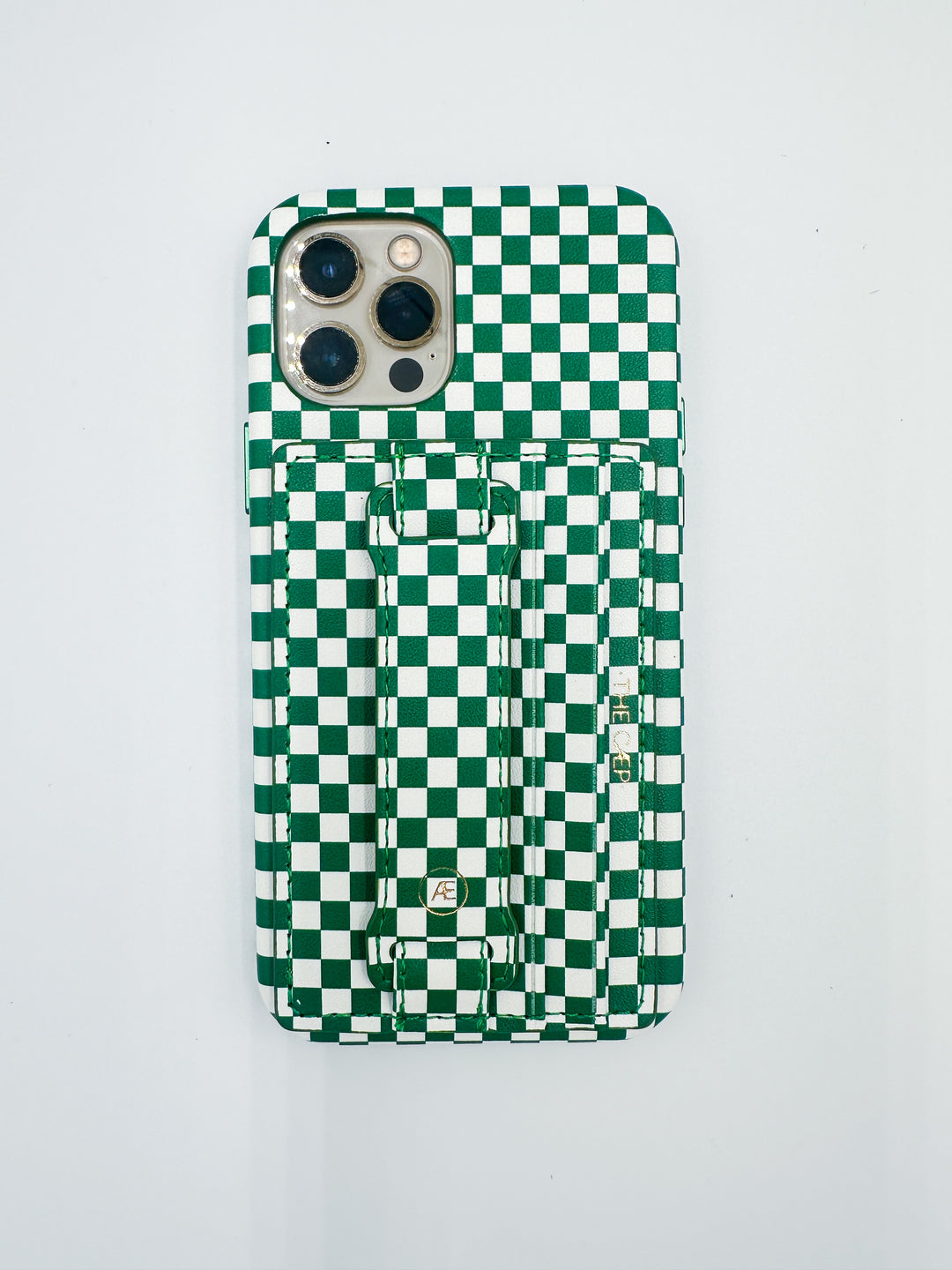 Green Checkered Phone Case - MagSafe