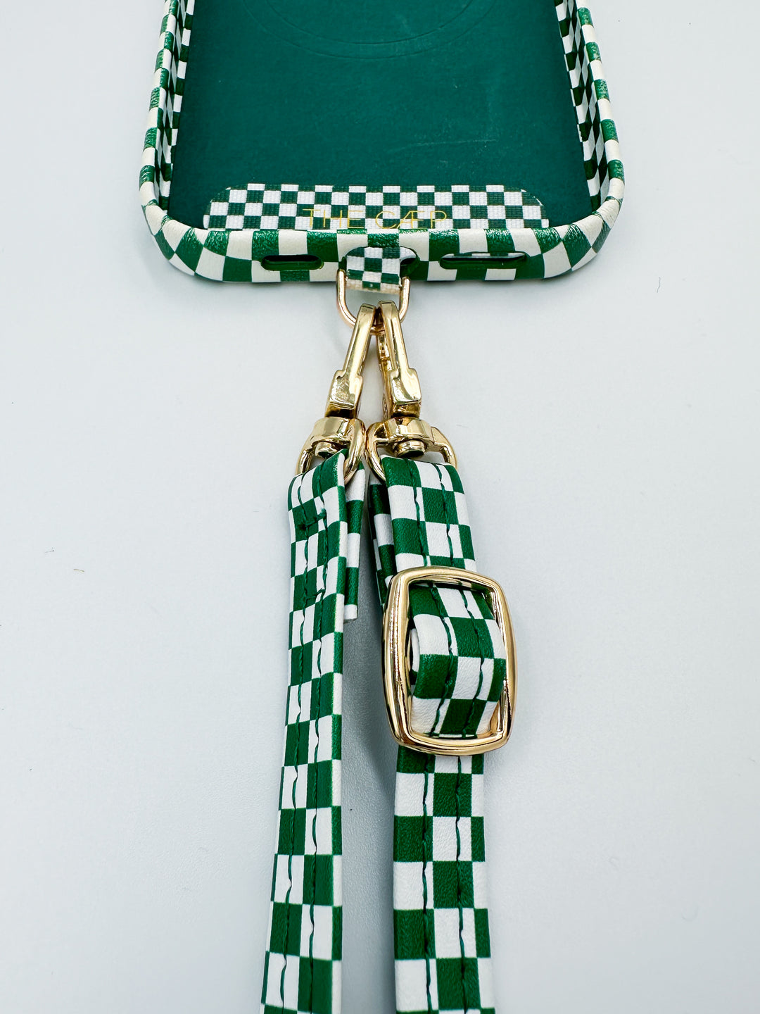 Green Checkered Classic Case + Strap Set - MagSafe