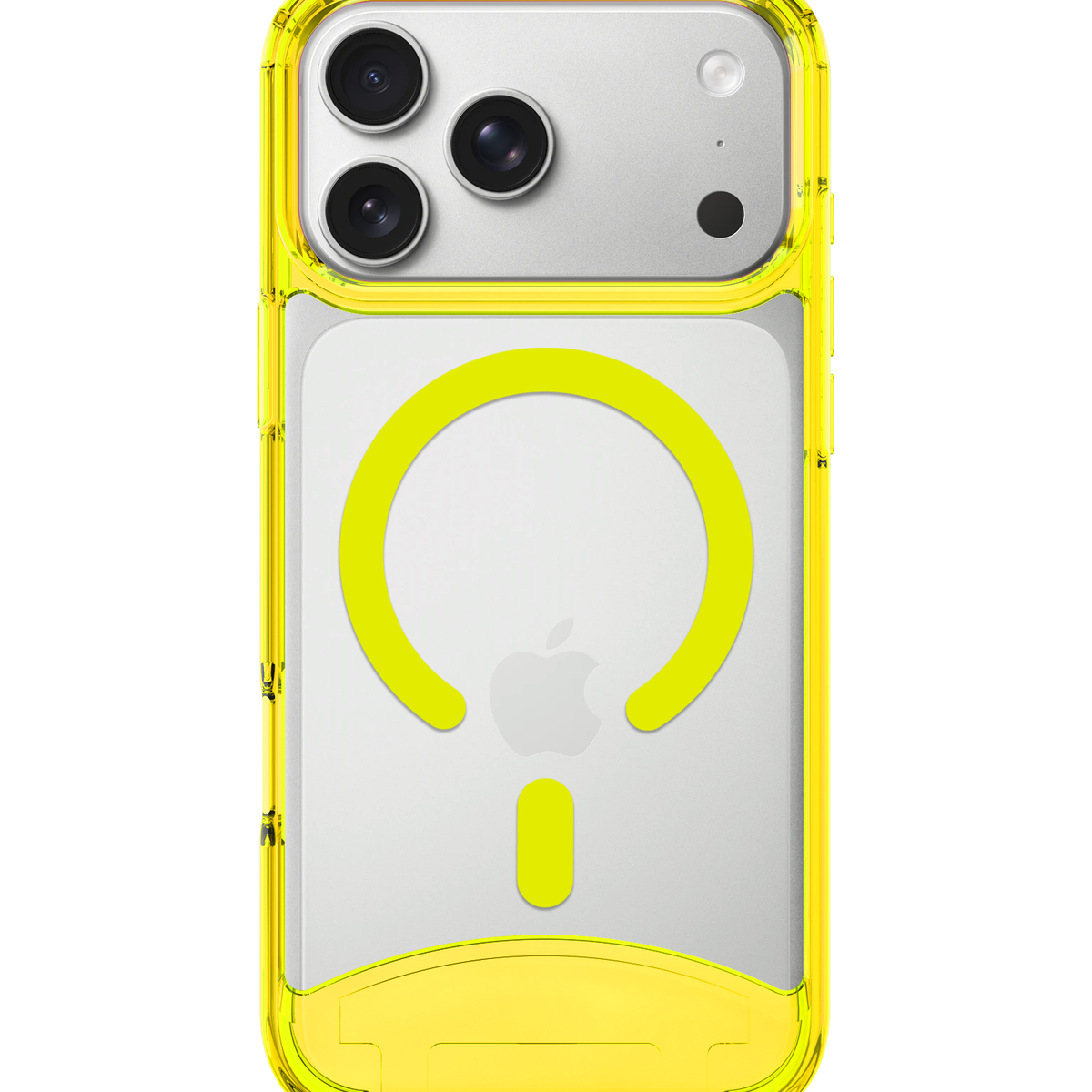 Clear Neon Yellow iPhone Case - MagSafe Clear Neon Yellow iPhone Case - MagSafe