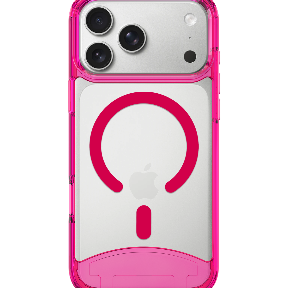 Clear Neon Pink iPhone Case Clear Neon Pink iPhone Case