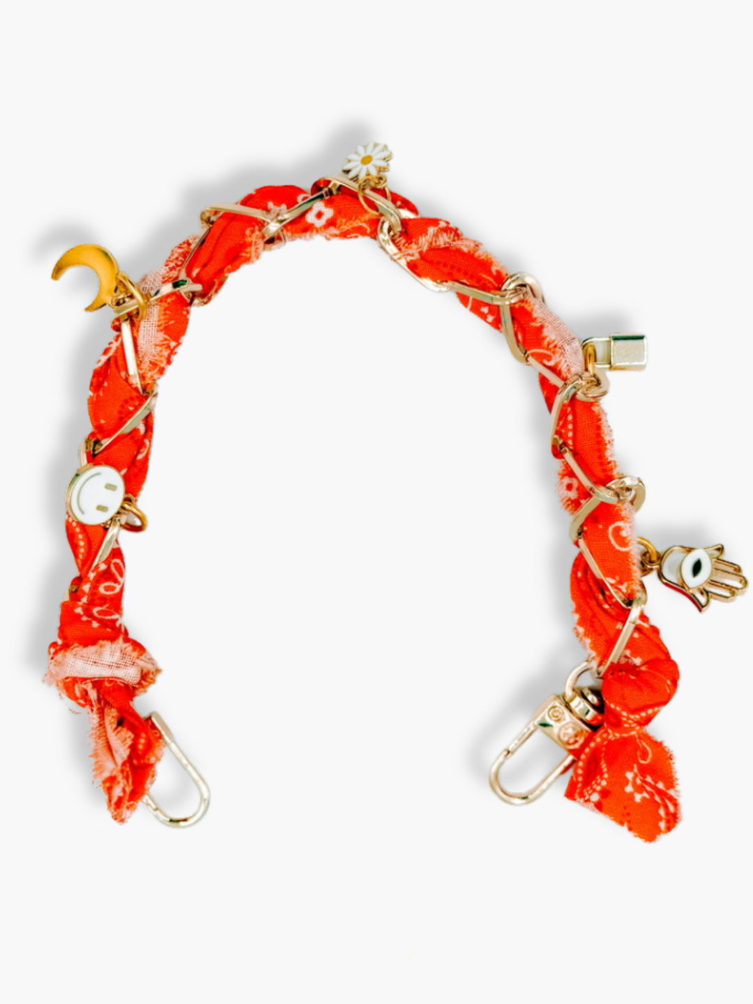 Orange Indie Phone Chain