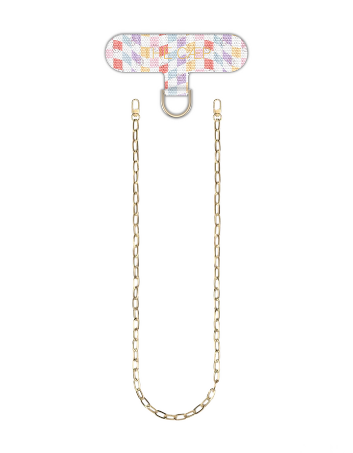 Universal Phone Hitch + Gold Paperclip Crossbody