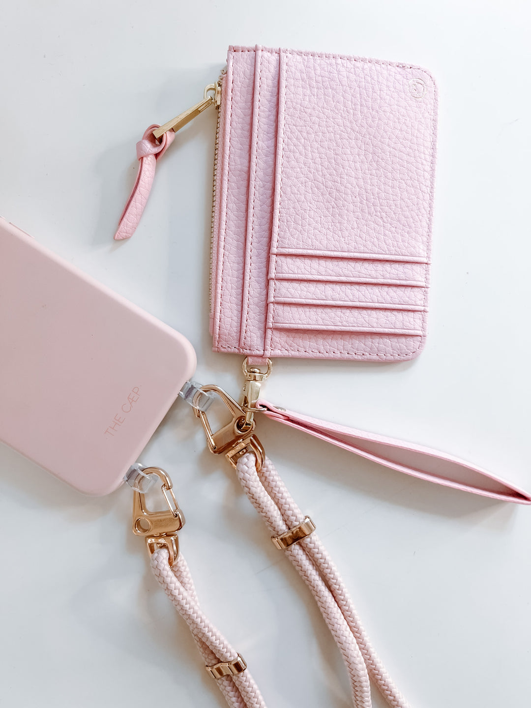 Light Pink Snap Wallet