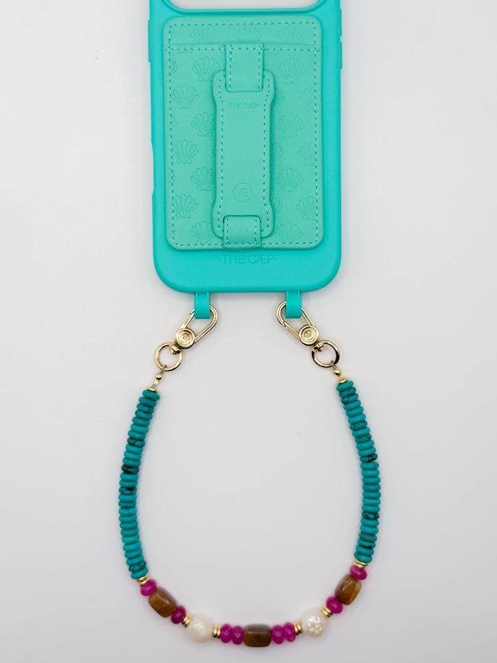 Aqua Shell MagSafe Wallet (RFID)