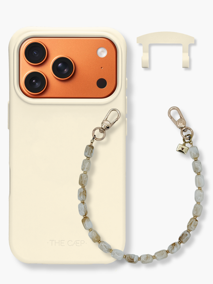 Latte + Brune Wristlet Set