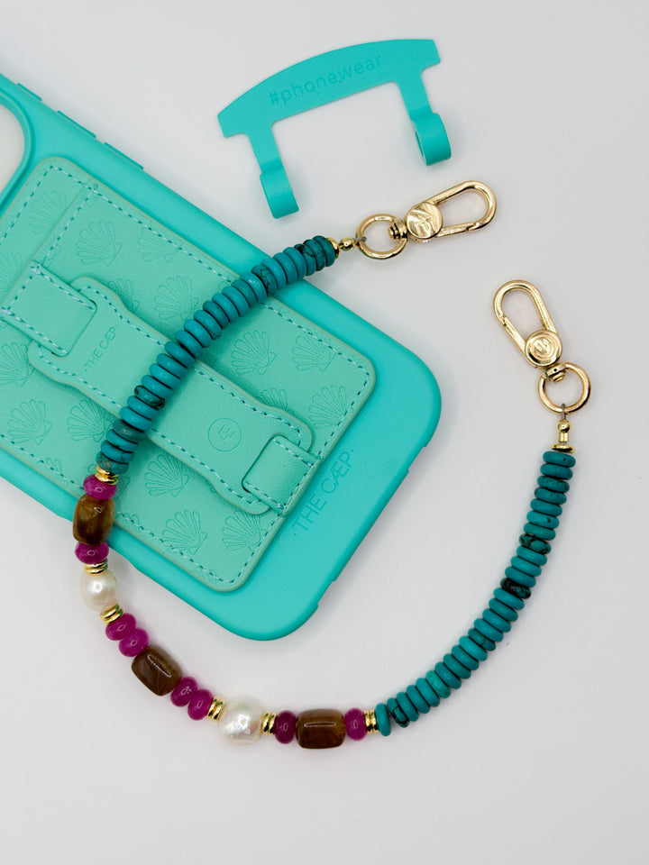 Aqua Shell MagSafe Wallet (RFID)