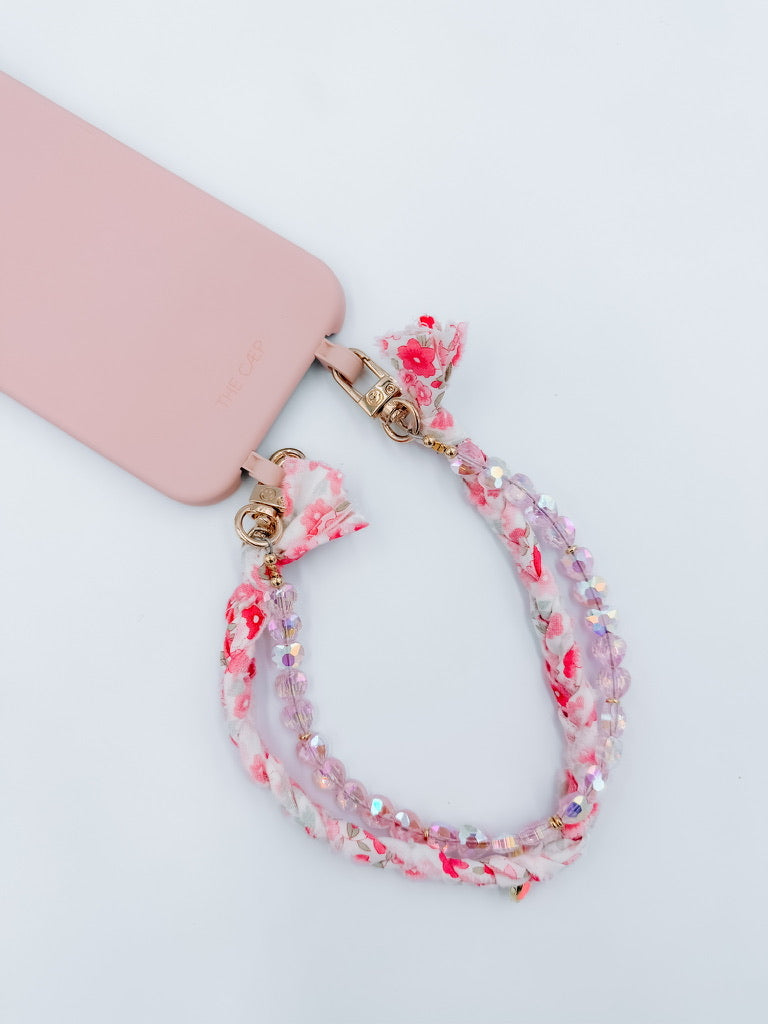 Pink Heart Wristlet