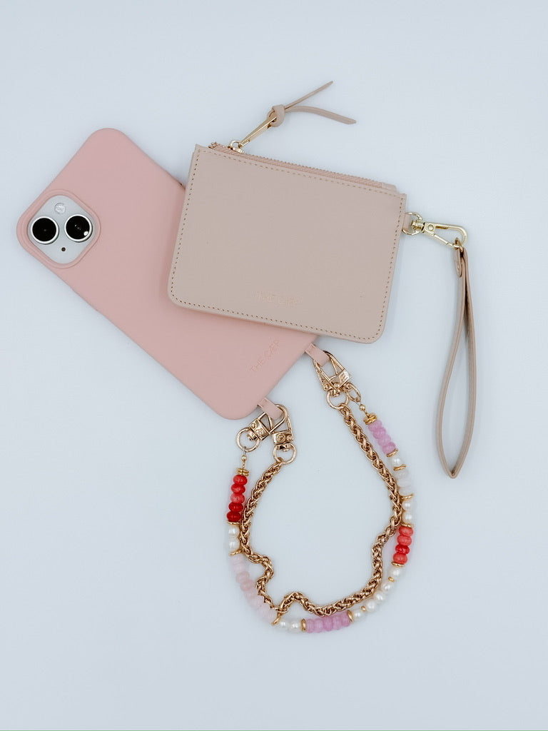 Bubblegum + Rue Pink Wristlet Set