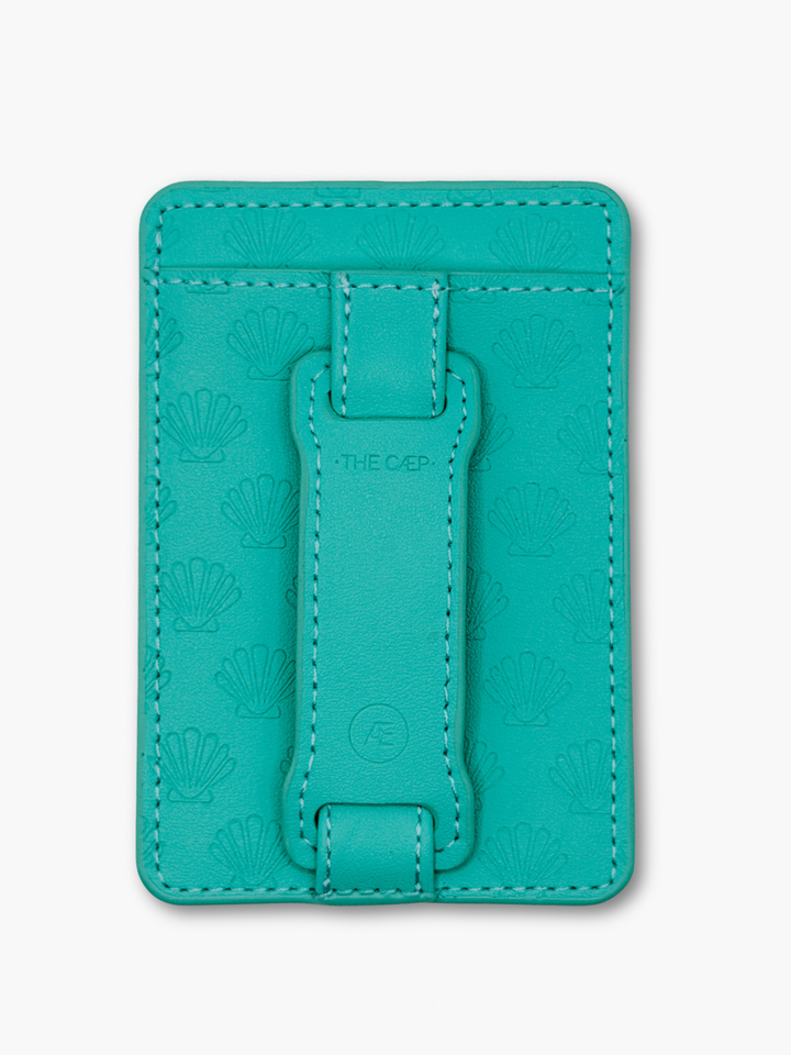 Aqua Shell MagSafe Wallet (RFID)