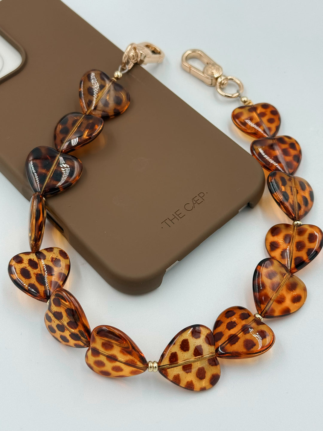 Leo Heart Phone Wristlet