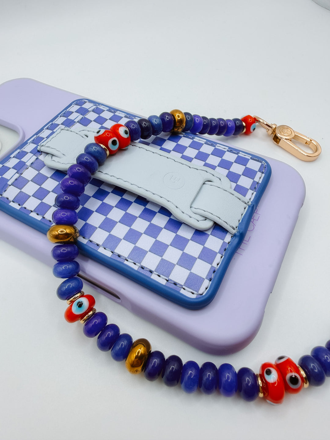 Royal Checkered Hoop Wallet MagSafe (RFID)