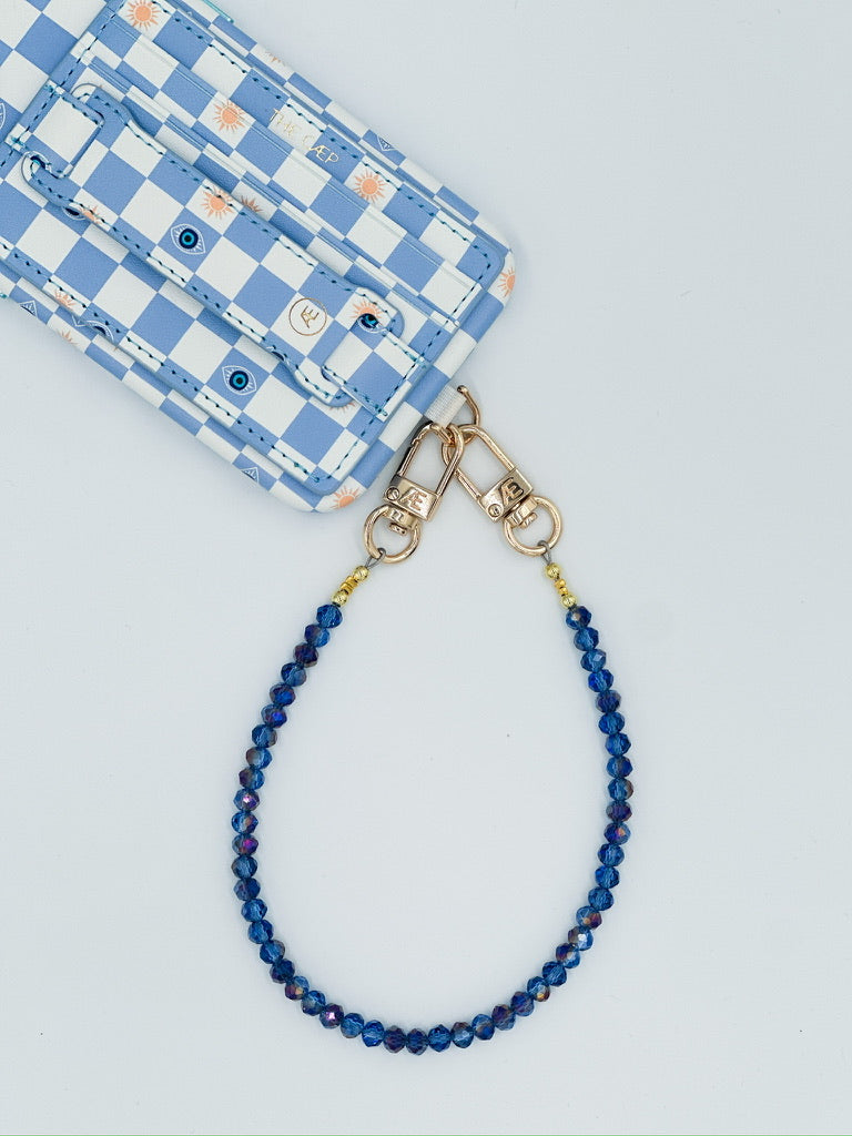 Spark Blue Wristlet