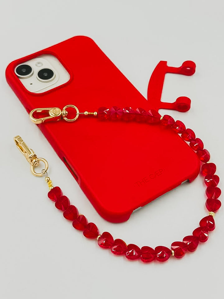 Poppy + Red Heart Wristlet Set