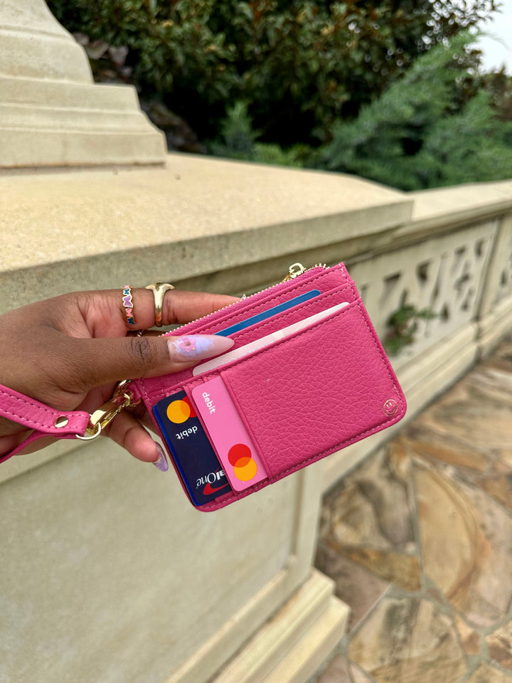 Pink Snap Wallet