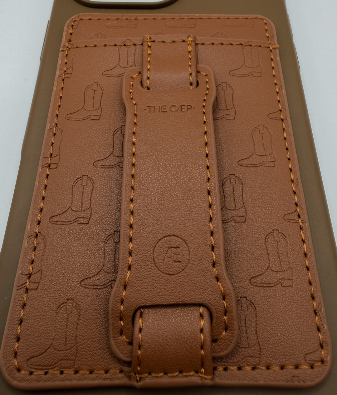 Brown Cowboy Boot MagSafe Wallet  (RFID)