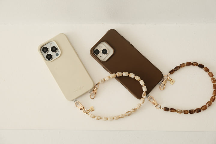Latte + Brune Wristlet Set
