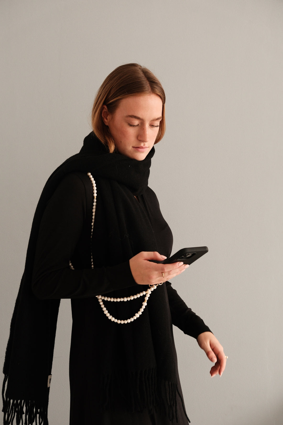 Pearl Minimal Crossbody Phone Strap