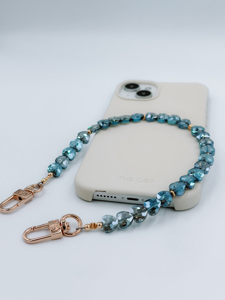 Ocean Heart Wristlet