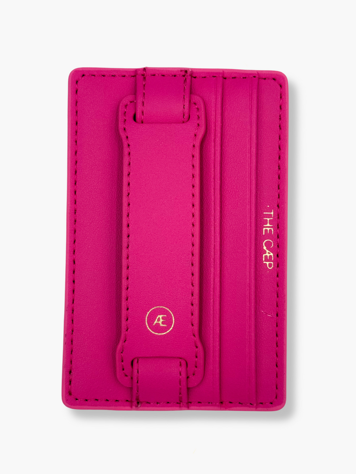 Hot Pink Hoop Wallet - MagSafe (RFID)