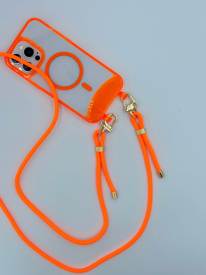 NEON ORANGE CROSSBODY SET