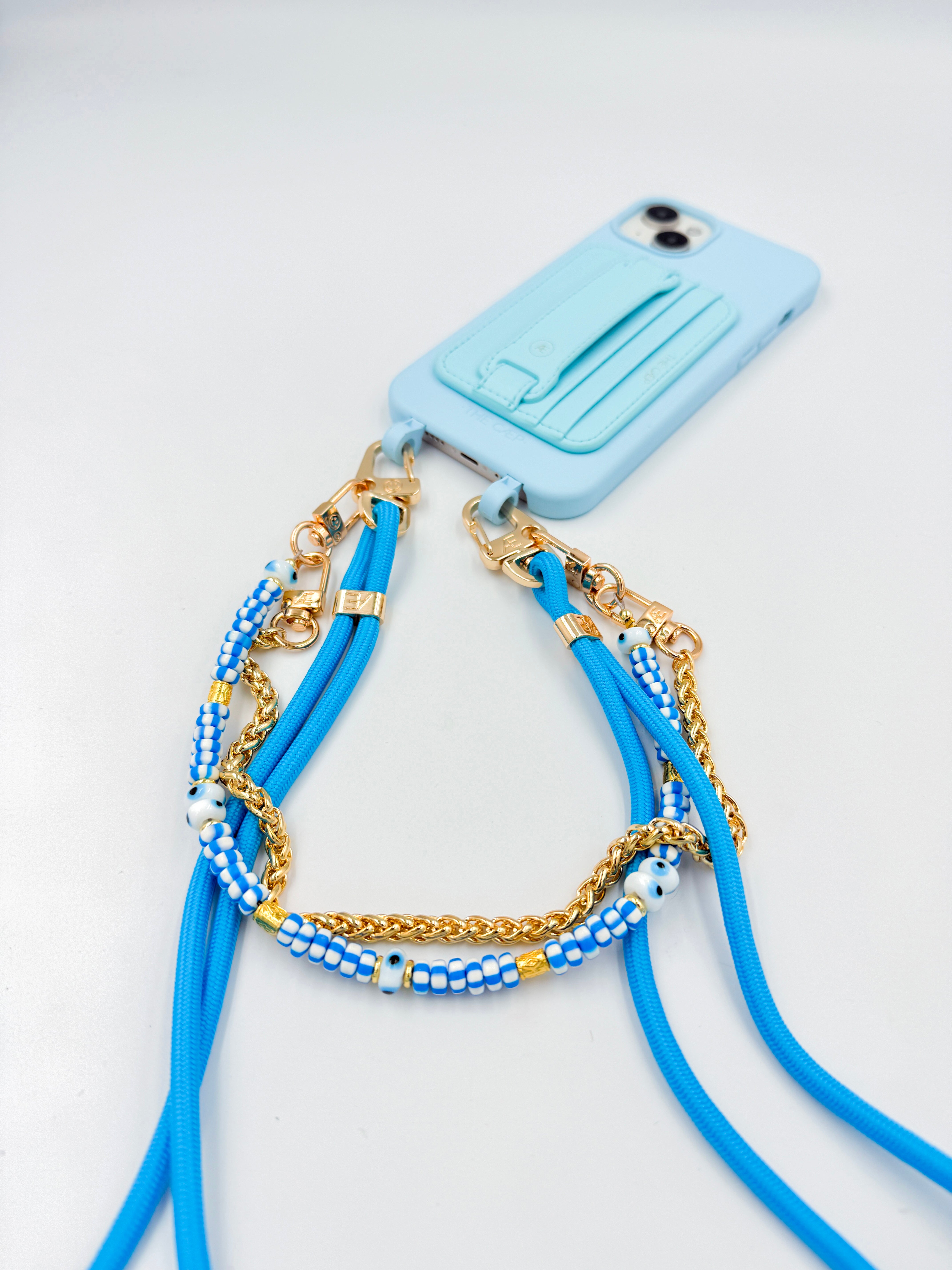 hippopprincess ユジュ magsafe トレカ Light Blue Hoop Wallet - MagSafe (RFID) – THE CÆP