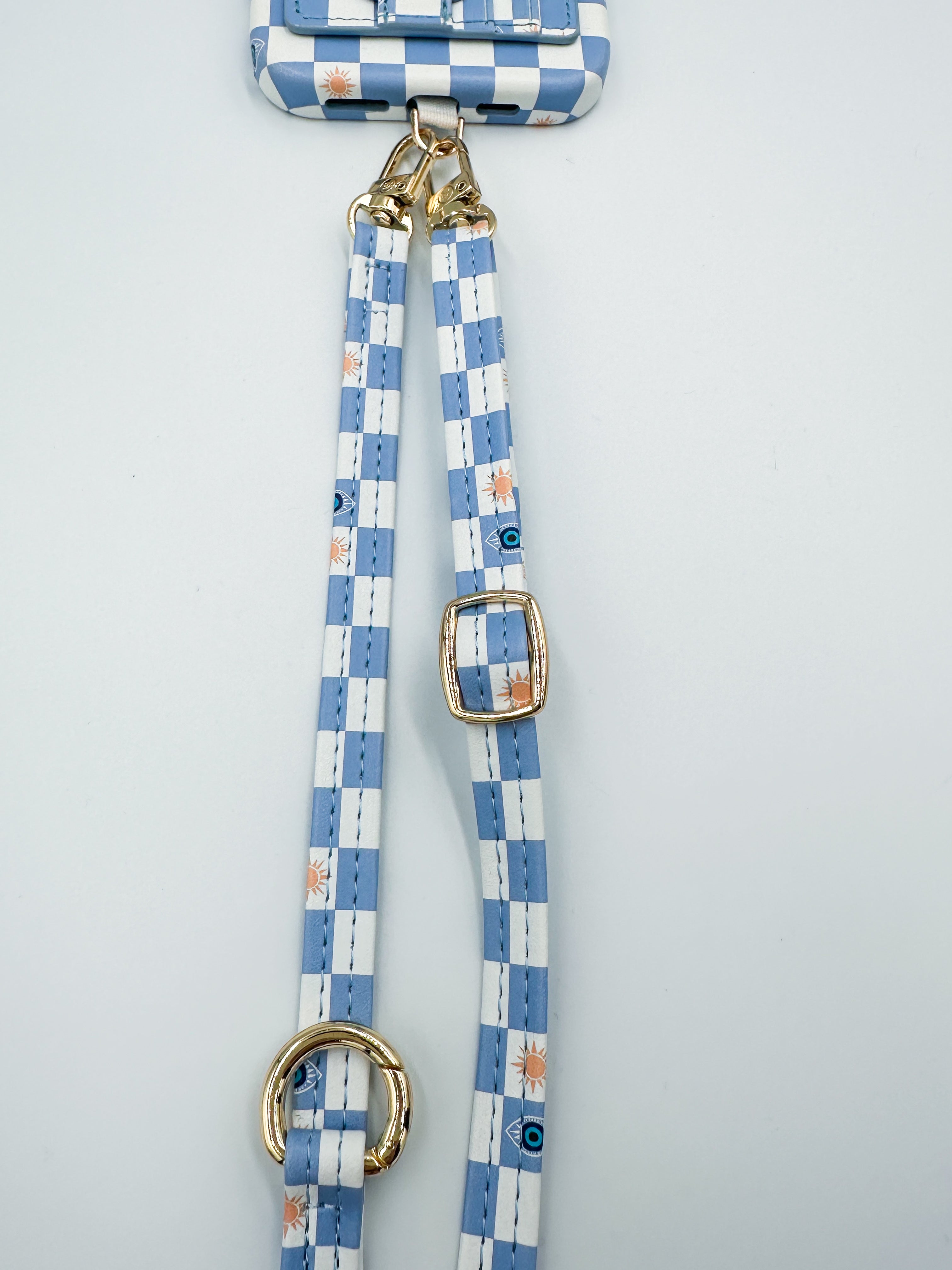 Single Evil Eye Checkered Phone Strap - Final Sale – THE CÆP