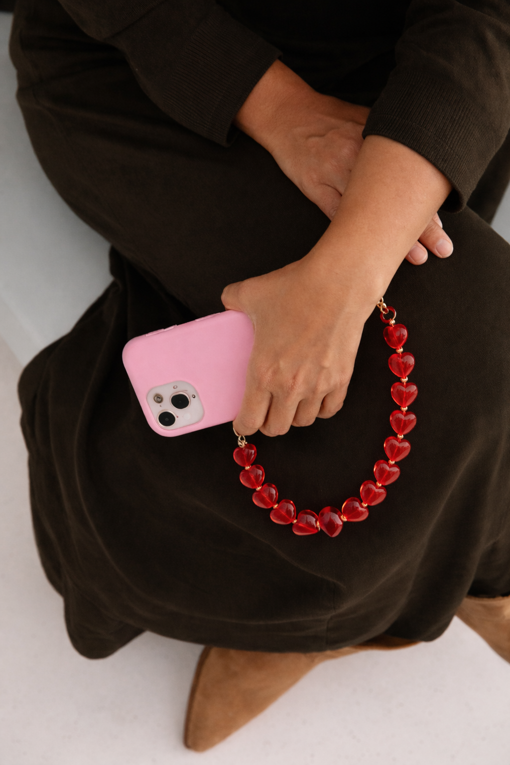 Malibu + Red Heart Wristlet Set