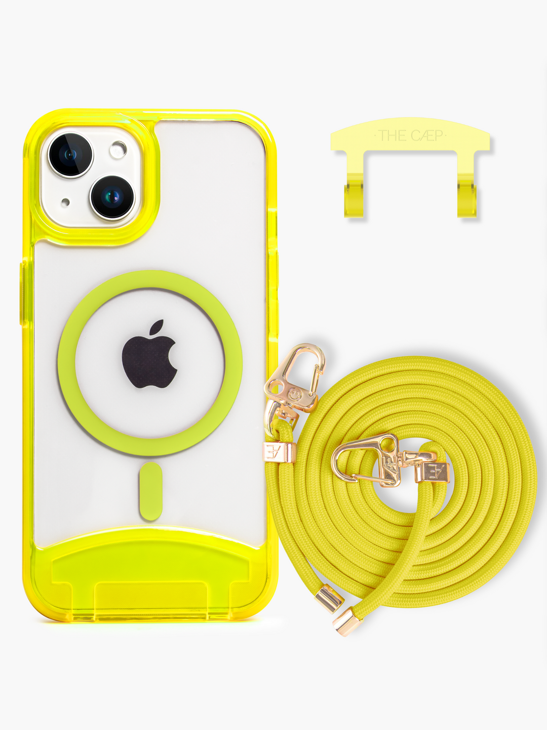 NEON YELLOW CROSSBODY SET