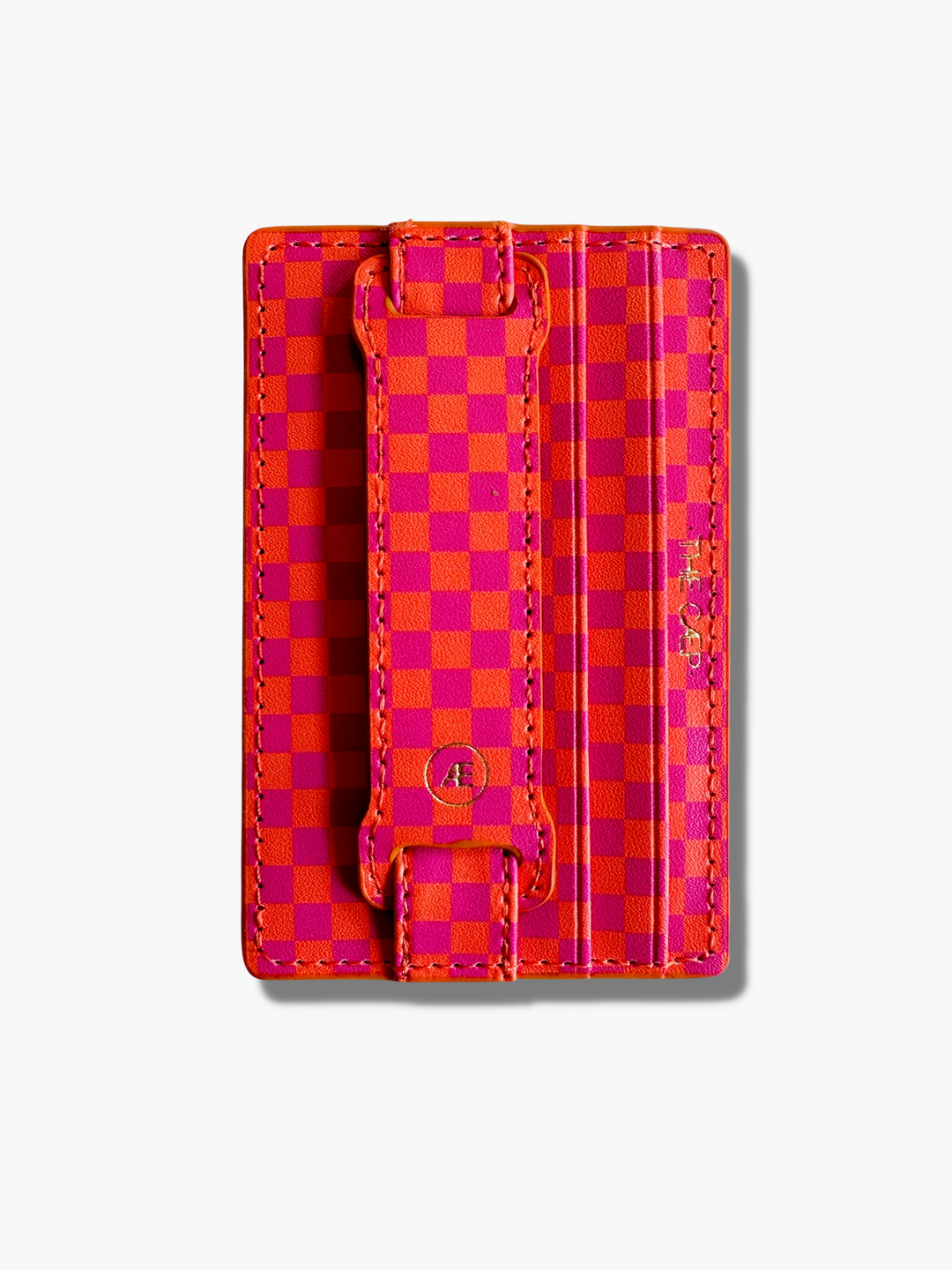 Pink/Orange Checkered