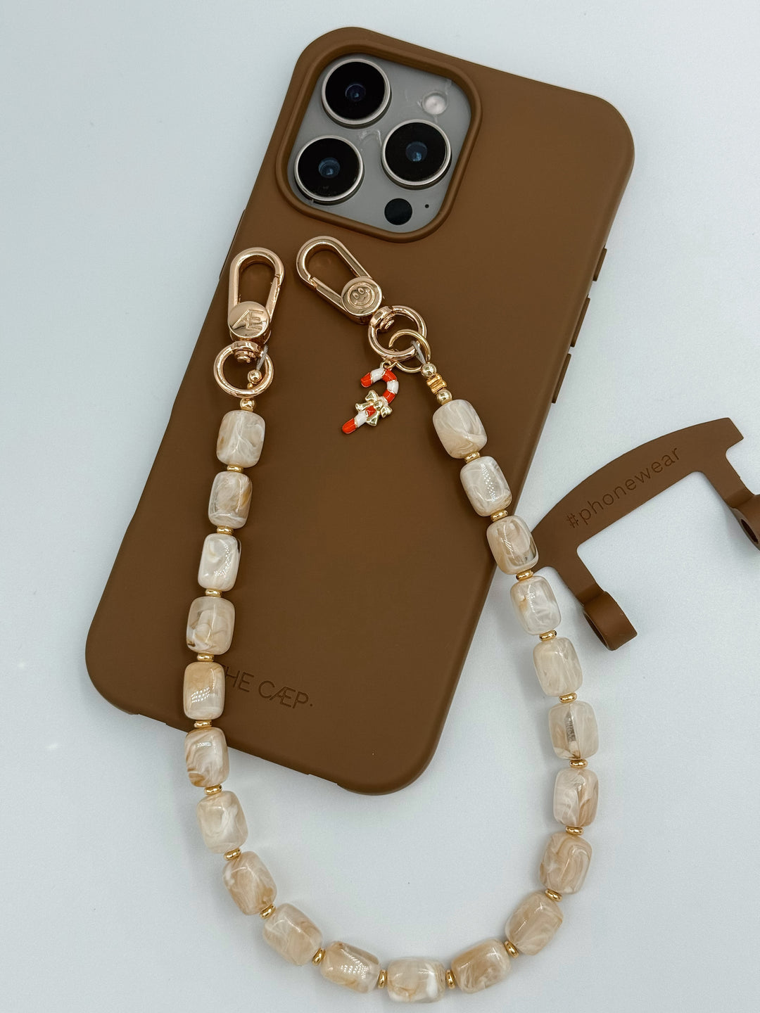 Brune Holiday Phone Wristlet
