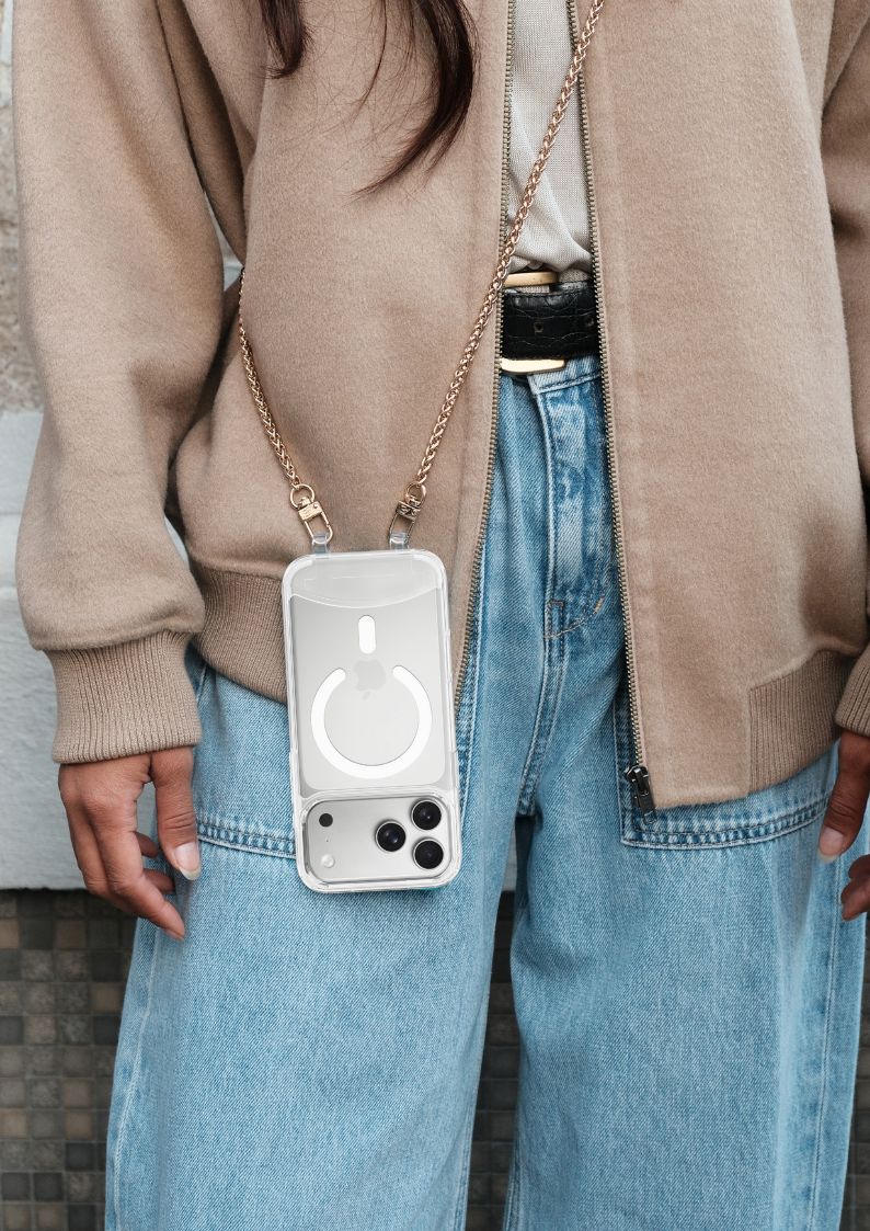 Clear + Goldi Chain Set