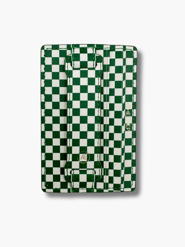 Green Checkered Hoop Wallet