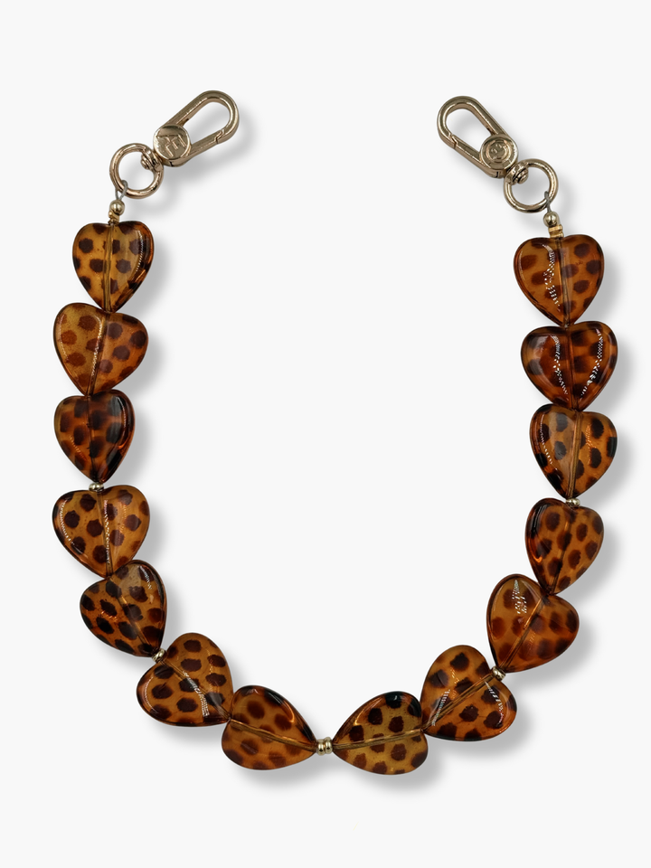 Leo Heart Phone Wristlet