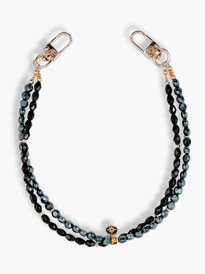 Midnight Double Phone Wristlet